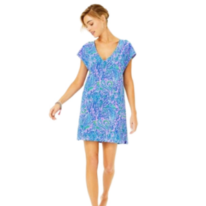 Lilly Pulitzer Talli Cover-Up Lilac Rose We Mermaid It NWT Sz M